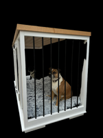 Large Handcrafted Dog Crate