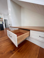 Under Stairs Custom Built Mudroom