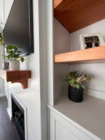 Custom Wall Units (Recycled Oregon Shelves)