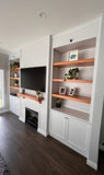 Custom Wall Units (Recycled Oregon Shelves)