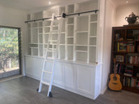 Custom library bookcases/ladders POA