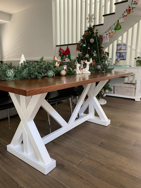 Dining Tables With Solid Hardwood Tassie Oak Top