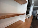 Solid Tassie Oak Shelving Combination