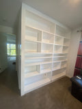 Built in Bookcases.