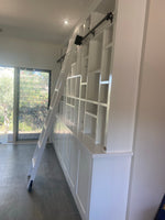 Custom library bookcases/ladders POA