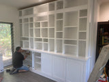 Custom library bookcases/ladders POA